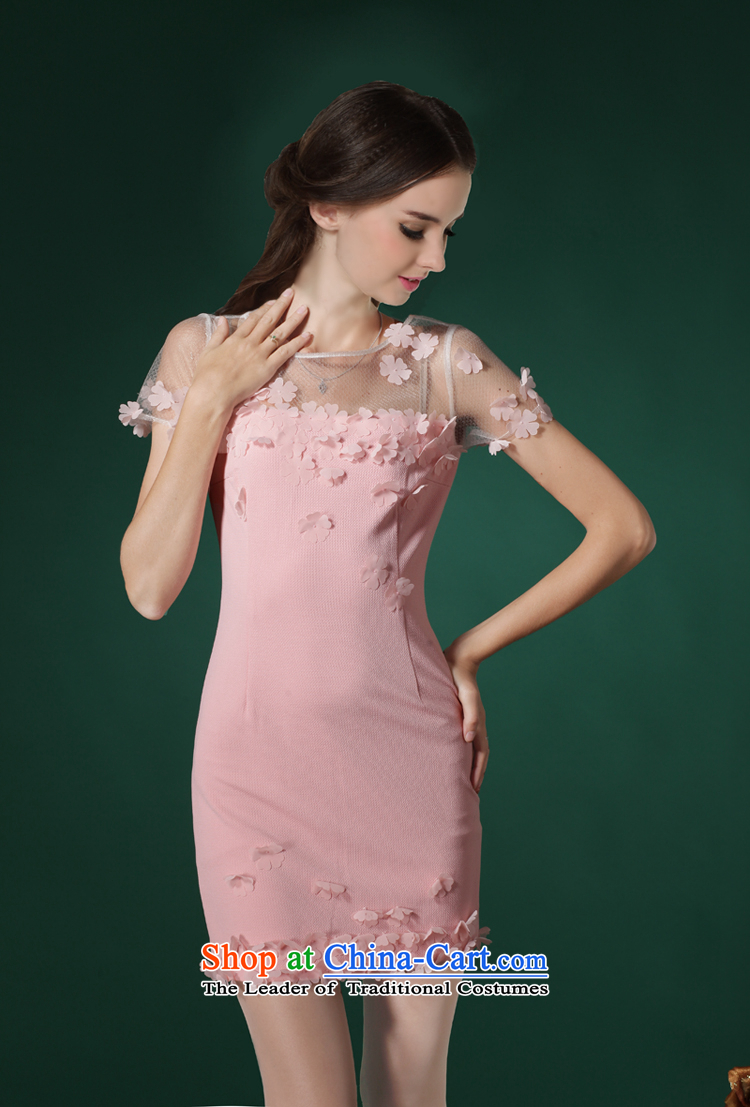 The 2015 Dili Blair Monrovia summer new high-end stereo petals manually Sau San dresses small dress 667 pink S picture, prices, brand platters! The elections are supplied in the national character of distribution, so action, buy now enjoy more preferential! As soon as possible.