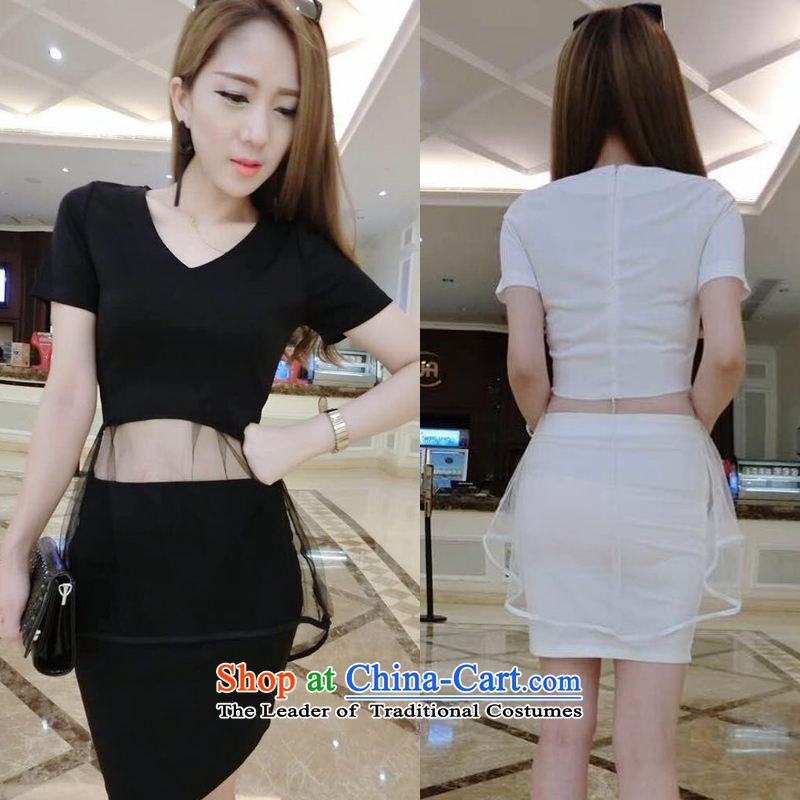Summer sexy gauze irregular V-Neck body short skirt two kits small wind Kit 697 Heung-black S picture, prices, brand platters! The elections are supplied in the national character of distribution, so action, buy now enjoy more preferential! As soon as possible.