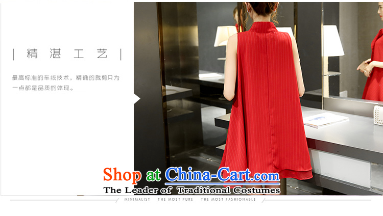 2015 new summer of European root yarn bow tie chiffon dresses Korean female relaxd A Skirt 1717 RED M picture, prices, brand platters! The elections are supplied in the national character of distribution, so action, buy now enjoy more preferential! As soon as possible.