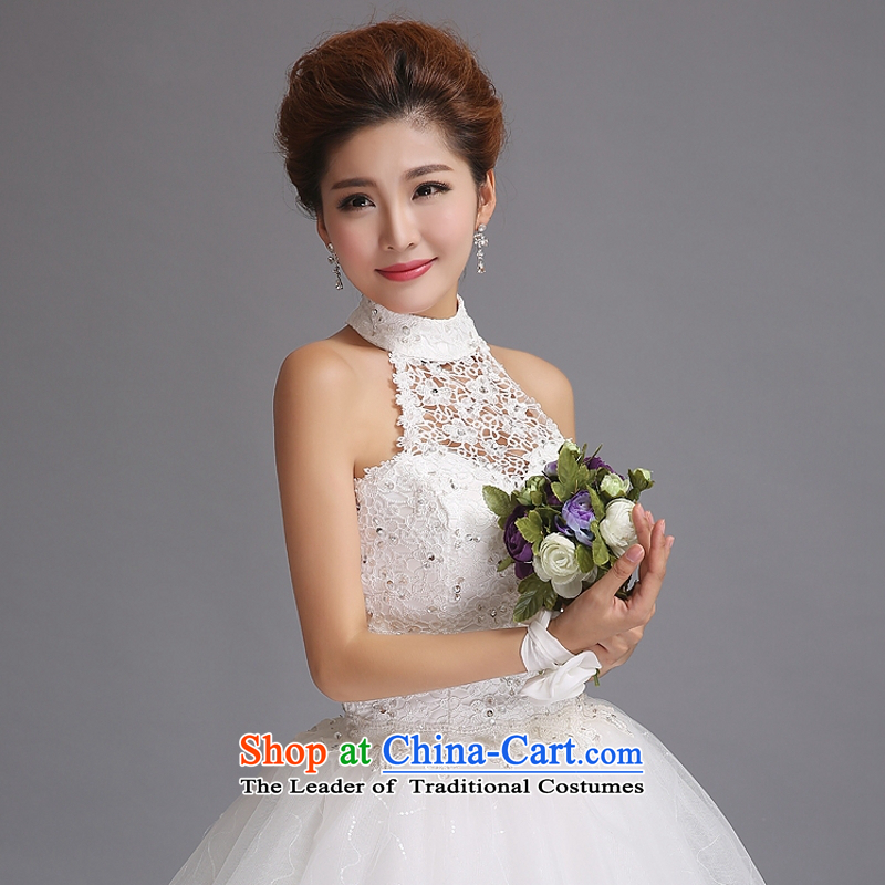 Yong-yeon and new short skirt 2015 Hang, sister also wedding dresses bridesmaid wedding dress to host dress White XL, Yong-yeon and shopping on the Internet has been pressed.