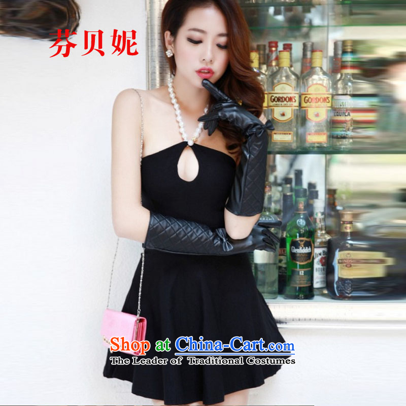 Leung Pui Connie 2015 Hot female nightclubs and sexy pearl-wrapped chest anointed chest also dresses dress small dress code, both red F5281 Leung Pui Ni (FABENE) , , , shopping on the Internet