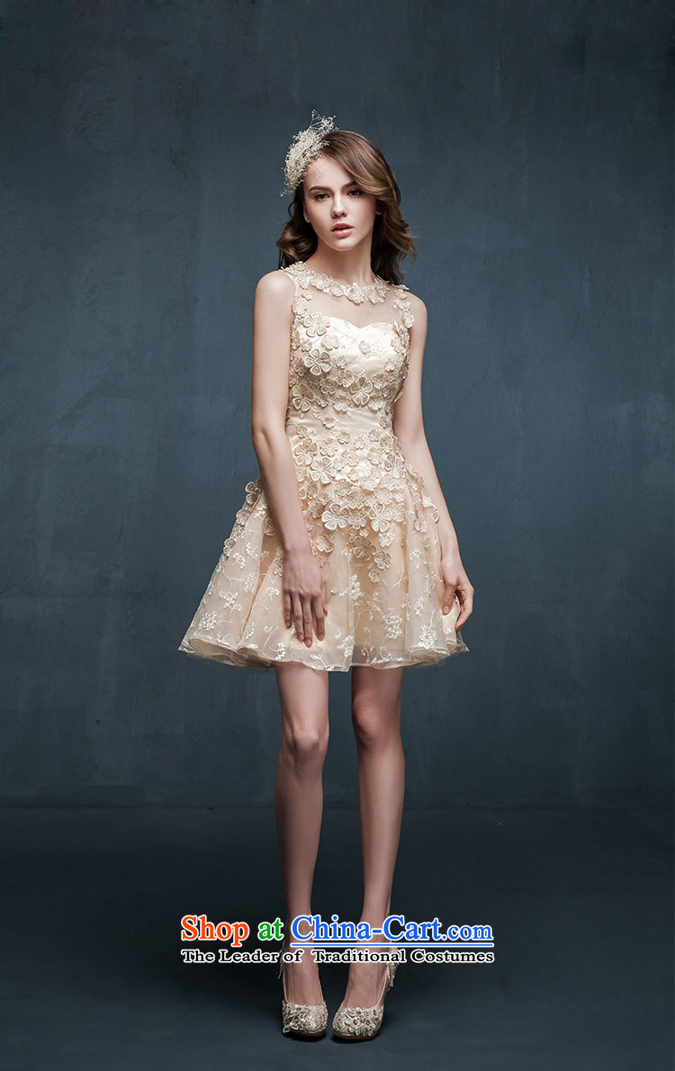 Pure Love bamboo yarn 2015 new engraving bridesmaid dresses summer short of services and sisters evening dresses bride bows to champagne color S picture, prices, brand platters! The elections are supplied in the national character of distribution, so action, buy now enjoy more preferential! As soon as possible.