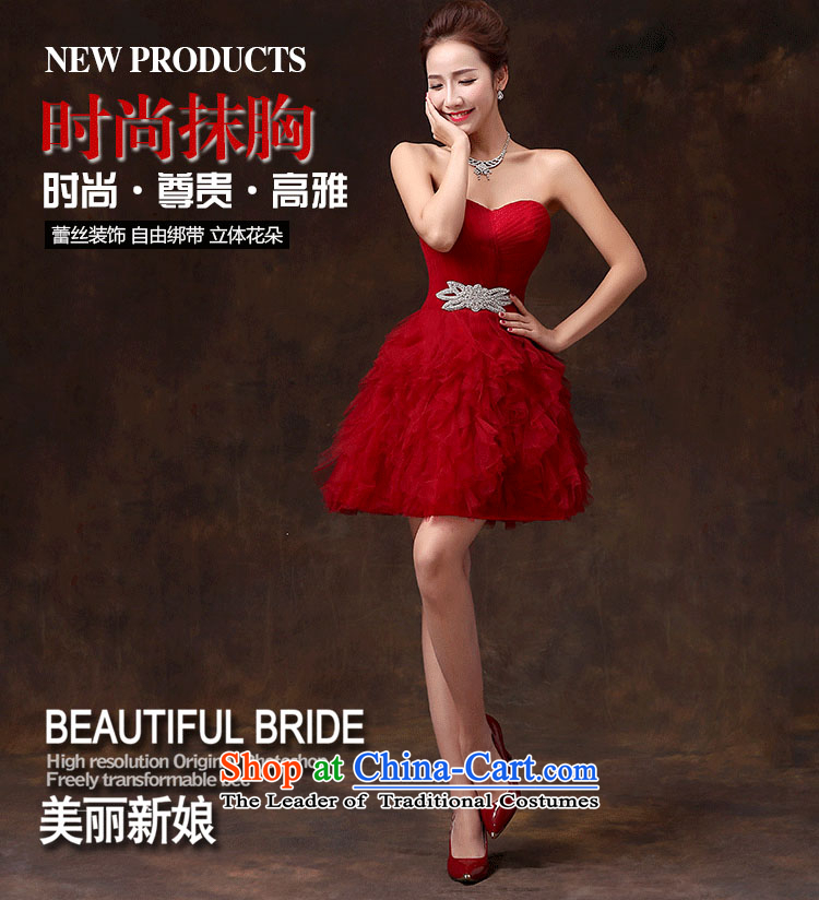 Pure Love bamboo yarn 2015 new red bride wedding dress long evening dresses evening drink service in the irrepressible cuff Sau San dress rose L picture, prices, brand platters! The elections are supplied in the national character of distribution, so action, buy now enjoy more preferential! As soon as possible.