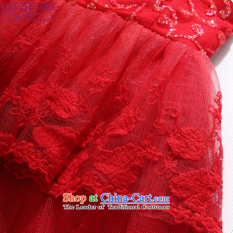 158, United States, Japan, and the ROK for larger female sexy wipe off-chip high iron chest waist cake Princess Bride skirt sister small red dress for 135-155 XXL, abductions and shopping on the Internet has been pressed.