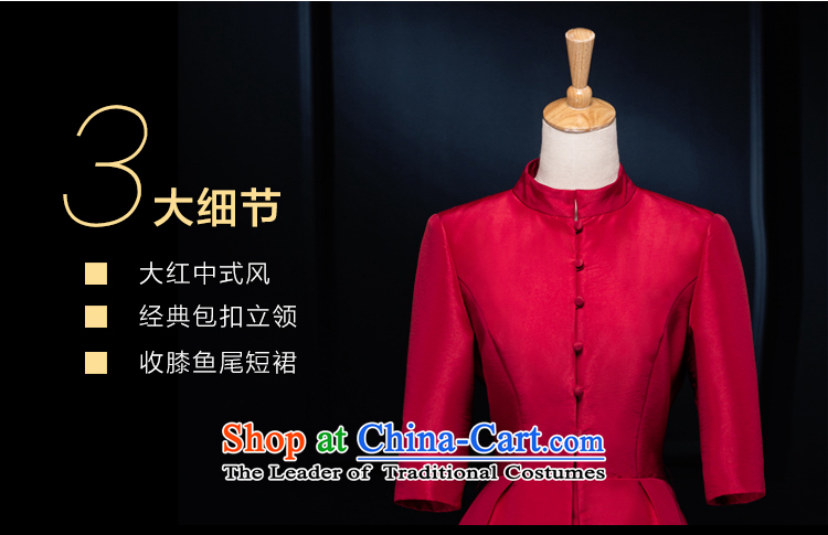 There is a red sauna wedding dresses 2015 Summer Wedding Banquet MOM pack wedding dresses short-sleeved red 4 code picture, prices, brand platters! The elections are supplied in the national character of distribution, so action, buy now enjoy more preferential! As soon as possible.