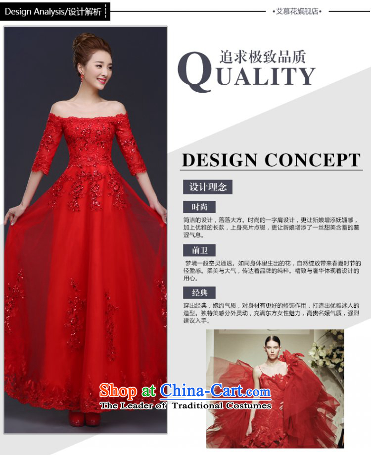 Beverly Ting 2015 new bride bows services, field shoulder bride wedding dress red long banquet evening dresses female Chun RED M picture, prices, brand platters! The elections are supplied in the national character of distribution, so action, buy now enjoy more preferential! As soon as possible.