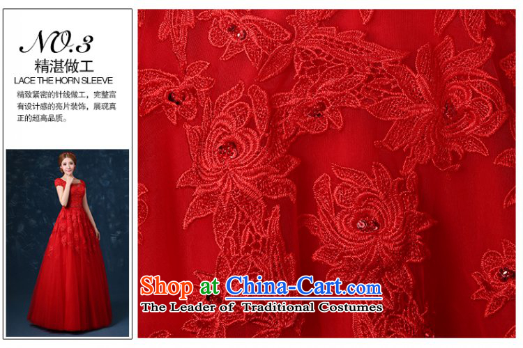 Beverly Ting 2015 new bride bows Services Mr Ronald long shoulders red wedding dress Spring Banquet dress lace Sau San red , prices, picture XL brand platters! The elections are supplied in the national character of distribution, so action, buy now enjoy more preferential! As soon as possible.