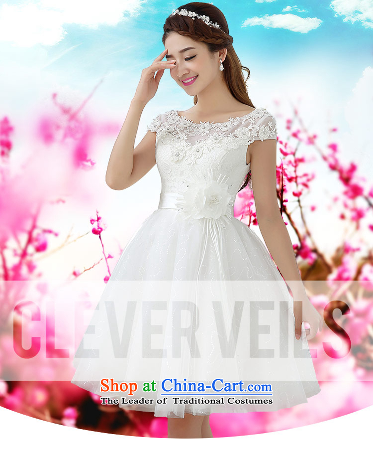 Qing Hua yarn of autumn and winter 2015 new word shoulder lace white short skirts, bon bon marriages small White XXL pictures, dresses price, brand platters! The elections are supplied in the national character of distribution, so action, buy now enjoy more preferential! As soon as possible.