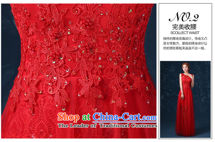 Beverly Ting 2015 new bride winter clothing long-bows shoulder wedding dress spring red dress banquet Ms. Sau San S pictures, price red, brand platters! The elections are supplied in the national character of distribution, so action, buy now enjoy more preferential! As soon as possible.