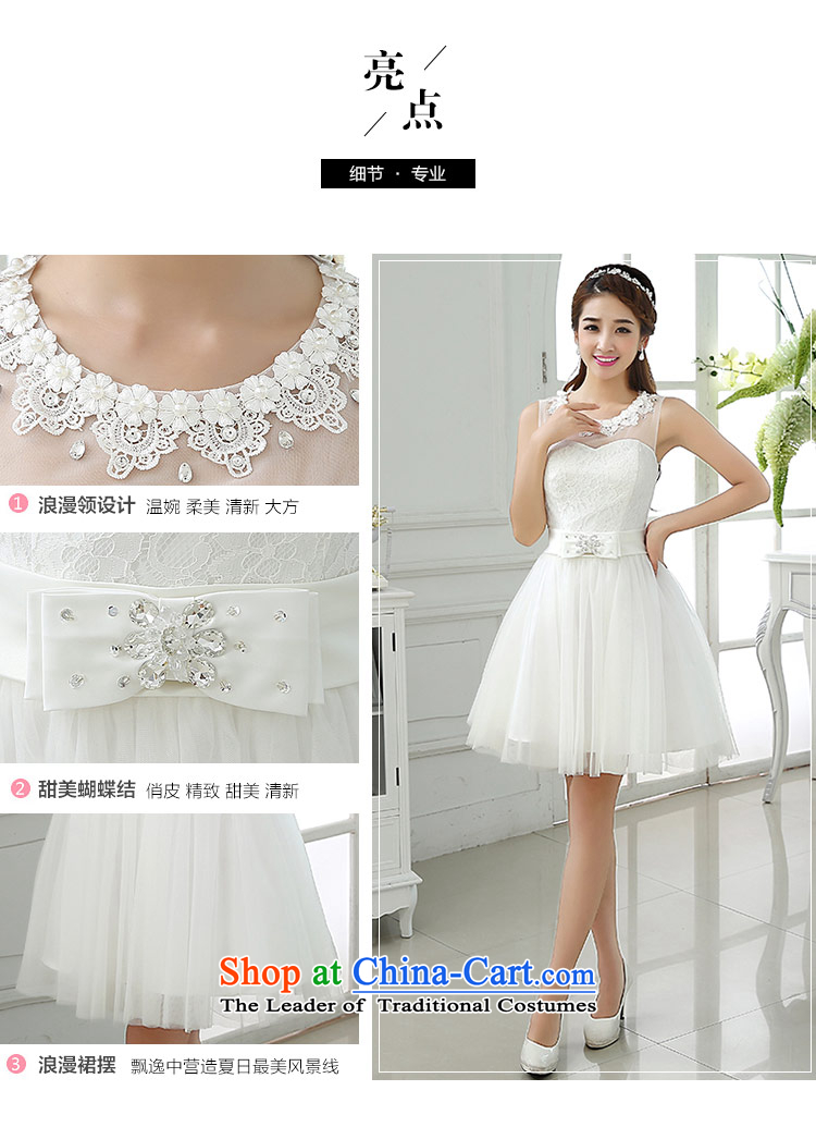 Qing Hua yarn of autumn and winter 2015 new round-neck collar white field shoulder lace bon bon skirt short, wedding dresses marriages small white made size does not accept return pictures, prices, brand platters! The elections are supplied in the national character of distribution, so action, buy now enjoy more preferential! As soon as possible.