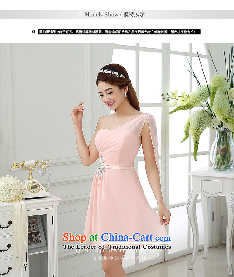 Qing Hua yarn 2015 new stylish and elegant shoulder of autumn and winter dresses Diamond Video thin bride bridesmaid dress champagne color as the size does not accept return pictures, prices, brand platters! The elections are supplied in the national character of distribution, so action, buy now enjoy more preferential! As soon as possible.