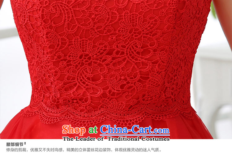The feelings of Chinese New Year 2015 yarn of autumn and winter before long after short shoulder red chiffon lace stitching small dress marriages bows as the size of the Red service does not accept return pictures, prices, brand platters! The elections are supplied in the national character of distribution, so action, buy now enjoy more preferential! As soon as possible.
