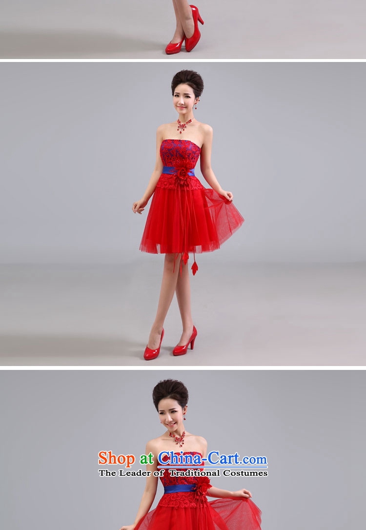 Yong-yeon and wedding dresses new 2015 Summer bride bows services under the auspices of performances bridesmaid serving short of dress red XL Photo, prices, brand platters! The elections are supplied in the national character of distribution, so action, buy now enjoy more preferential! As soon as possible.