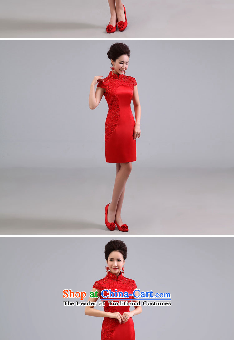 Yong-yeon and wedding dresses new 2015 Chinese short of improved services under the auspices of Sau San bows performances services for red color is not a replacement for a picture size, prices, brand platters! The elections are supplied in the national character of distribution, so action, buy now enjoy more preferential! As soon as possible.