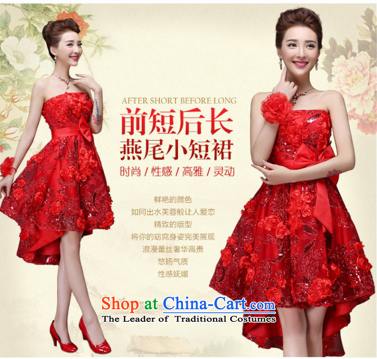 Beverly Ting 2015 winter new bride bows services evening dress short, lace large pregnant women marry the betrothal small dress skirt red S picture, prices, brand platters! The elections are supplied in the national character of distribution, so action, buy now enjoy more preferential! As soon as possible.