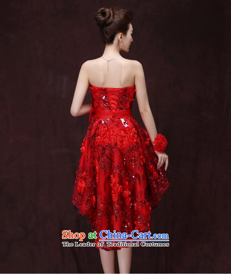 Beverly Ting 2015 winter new bride bows services evening dress short, lace large pregnant women marry the betrothal small dress skirt red S picture, prices, brand platters! The elections are supplied in the national character of distribution, so action, buy now enjoy more preferential! As soon as possible.