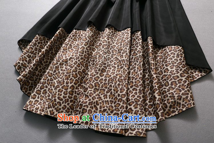 The estimated 128 # new NZ) Yang Ying and sexy stars lace stitching leopard dresses dress black L picture, prices, brand platters! The elections are supplied in the national character of distribution, so action, buy now enjoy more preferential! As soon as possible.