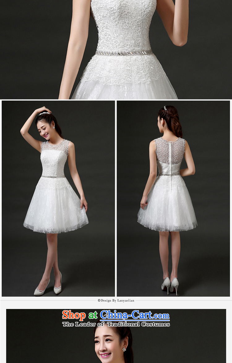 The first white into about bride services 2015 new bows bridesmaid Services Mr Ronald lace short of marriage banquet bridesmaid dress summer, White XL Photo, prices, brand platters! The elections are supplied in the national character of distribution, so action, buy now enjoy more preferential! As soon as possible.