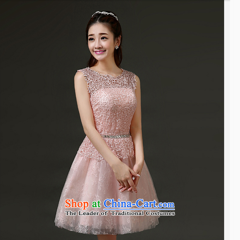 The first white into about bride services 2015 new bows bridesmaid Services Mr Ronald lace short of marriage banquet bridesmaid dress summer, White XL, white first into about shopping on the Internet has been pressed.