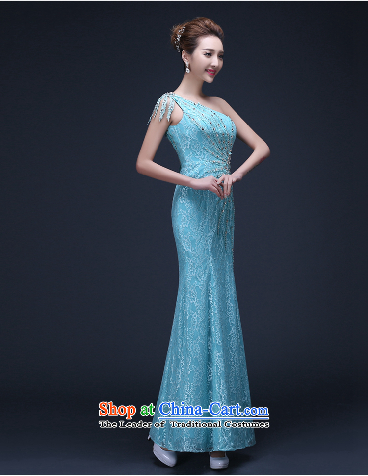 Toasting champagne bride services 2015 new long large graphics thin shoulder annual Sau San evening dresses moderator summer sky blue tailor-made be NO refund picture, prices, brand platters! The elections are supplied in the national character of distribution, so action, buy now enjoy more preferential! As soon as possible.