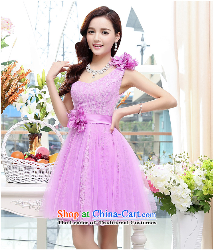 Summer 2015 new trendy unique shoulder elegant flower blossoms Foutune of short dresses Sau San pink L picture, prices, brand platters! The elections are supplied in the national character of distribution, so action, buy now enjoy more preferential! As soon as possible.