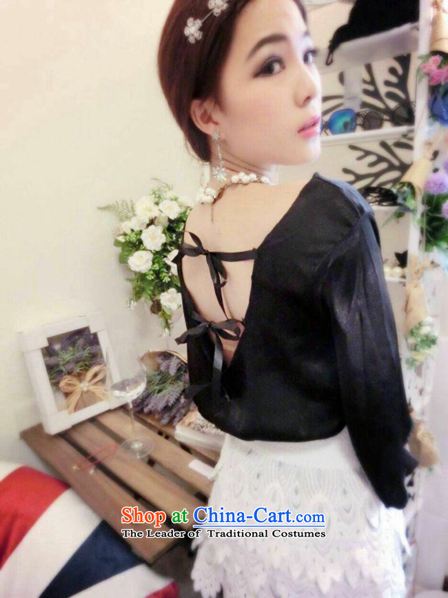 Niba horn cuff bow tie and sexy back chiffon lace Dress Shirt Kit 676 black images are code, prices, brand platters! The elections are supplied in the national character of distribution, so action, buy now enjoy more preferential! As soon as possible.