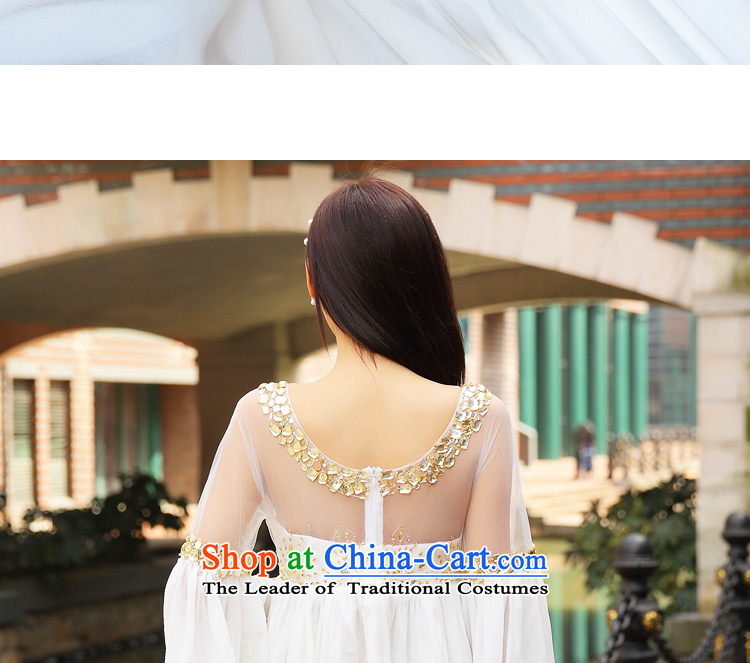 Hsbc Holdings Plc 2015 Autumn Ming dresses new luxury heavy industry staples bead dress skirt gold water drilling off the cuff large white S picture goddess skirts, prices, brand platters! The elections are supplied in the national character of distribution, so action, buy now enjoy more preferential! As soon as possible.