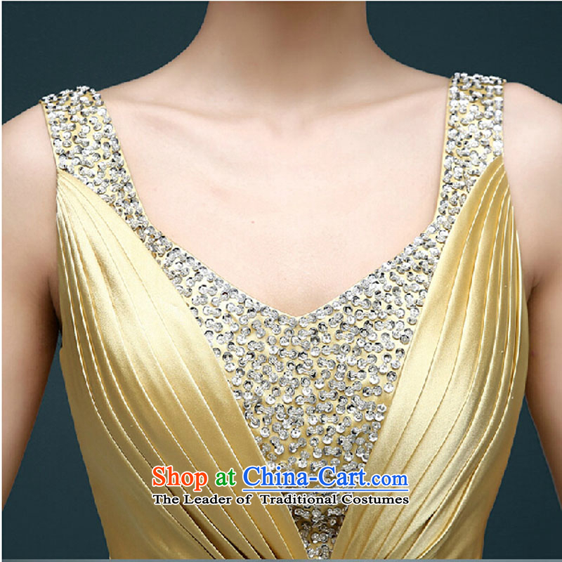 Evening dress Summer 2015 new marriages banquet bows to the moderator dress Golden Girls Sau San long other color photograph the message Please Oh XL, pure love bamboo yarn , , , shopping on the Internet