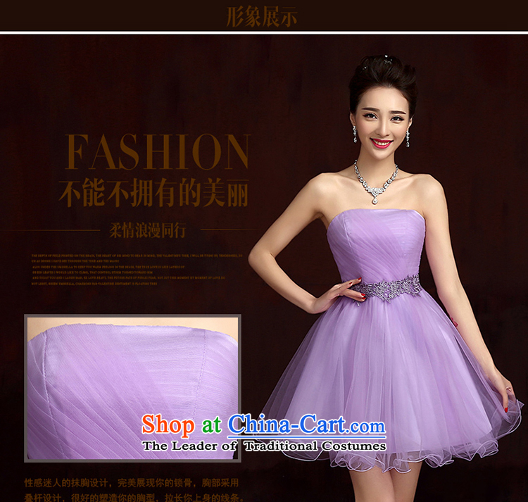 The first white into about bridesmaid services 2015 new bridesmaid dresses purple dress in the summer is shorter) married sister skirt evening performances services B M picture, prices, brand platters! The elections are supplied in the national character of distribution, so action, buy now enjoy more preferential! As soon as possible.