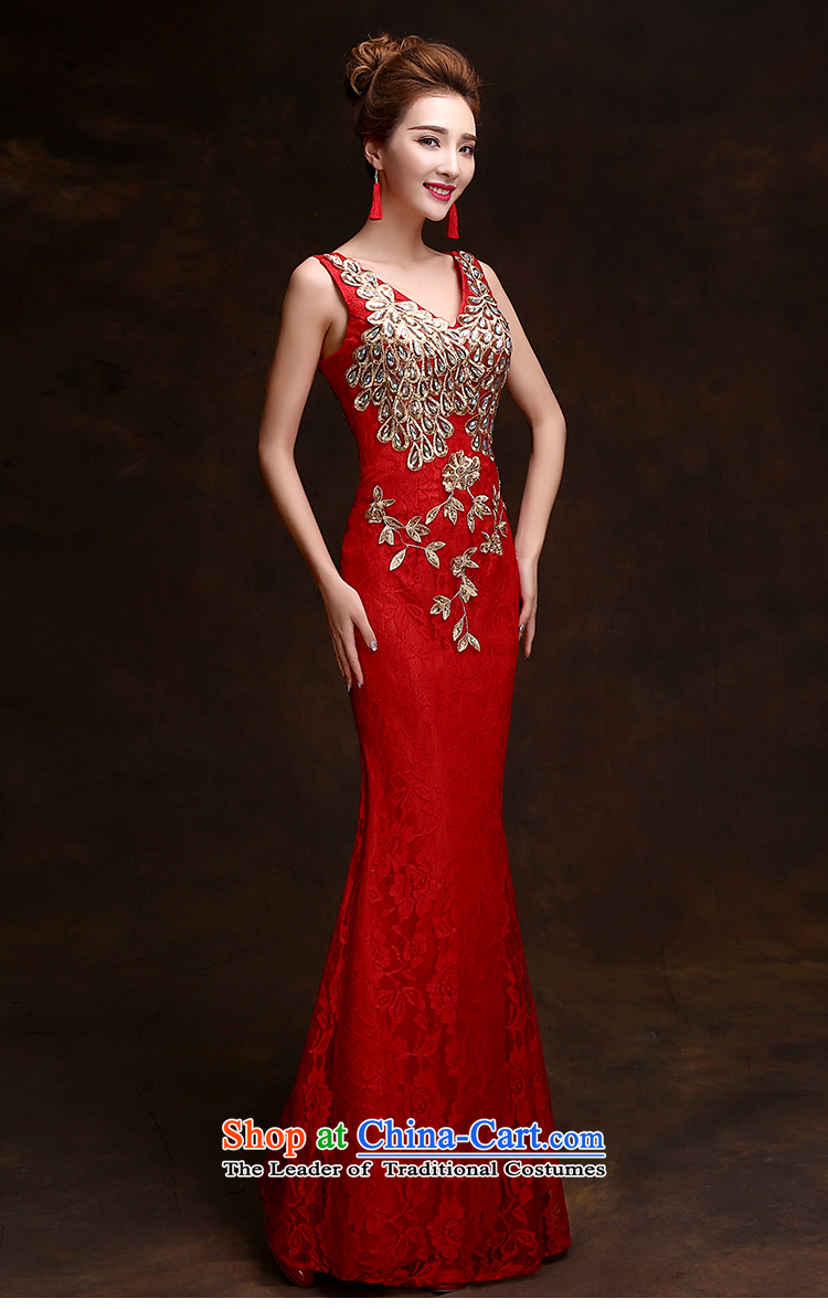 Evening dress Summer 2015 new marriages banquet bows to the moderator dress Golden Girls Sau San long green M picture, prices, brand platters! The elections are supplied in the national character of distribution, so action, buy now enjoy more preferential! As soon as possible.