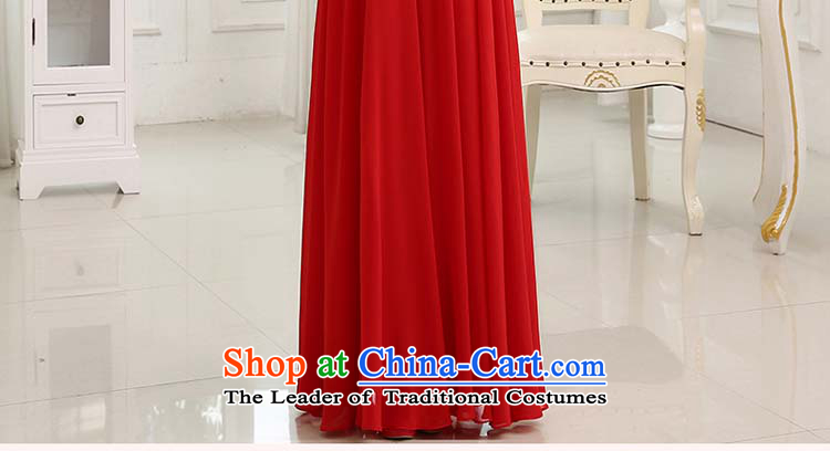 Marriages bows dress the new 2015 annual meeting of the Company serving bridesmaid evening dress long stylish lace shoulders red tailored customer service contact pictures, prices, brand platters! The elections are supplied in the national character of distribution, so action, buy now enjoy more preferential! As soon as possible.