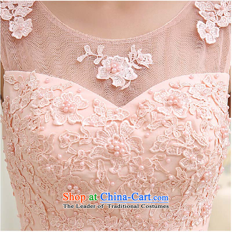 Marriages bows dress the new 2015 annual meeting of the Company serving bridesmaid evening dress long stylish lace shoulders red tailored please contact customer service, pure love bamboo yarn , , , shopping on the Internet