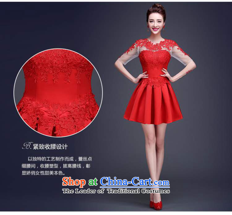 Beverly Ting 2015 new bride Services Mr Ronald short bows of long-sleeved lace wedding dress the betrothal of red dress shoulder RED M picture, prices, brand platters! The elections are supplied in the national character of distribution, so action, buy now enjoy more preferential! As soon as possible.