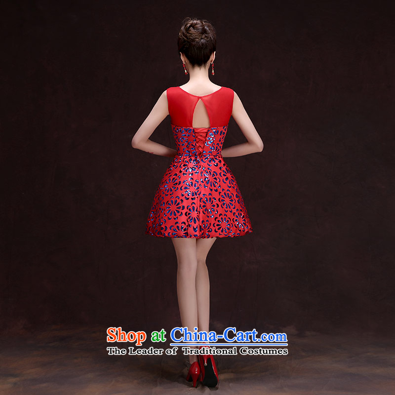 Qing Hua yarn new dress of autumn and winter 2015 skirt the word elegant shoulder straps and skinny dress brides Sau San Video Services Red XXL, bows Qing Hua yarn , , , shopping on the Internet
