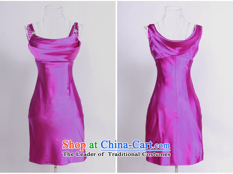 Clearance 2015 Summer GOSSIP.D elegance bridesmaid dress Princess Sau San banquet dress Evening Dress Short) 1241 purple S picture, prices, brand platters! The elections are supplied in the national character of distribution, so action, buy now enjoy more preferential! As soon as possible.