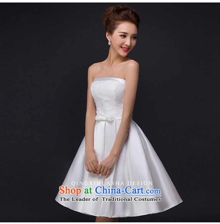 Qing Hua yarn new dresses 2015 Korean wiping the chest in lace waist straps thin graphics bon bon skirt bridal dresses bridesmaid to serve small red as the size does not accept return pictures, prices, brand platters! The elections are supplied in the national character of distribution, so action, buy now enjoy more preferential! As soon as possible.