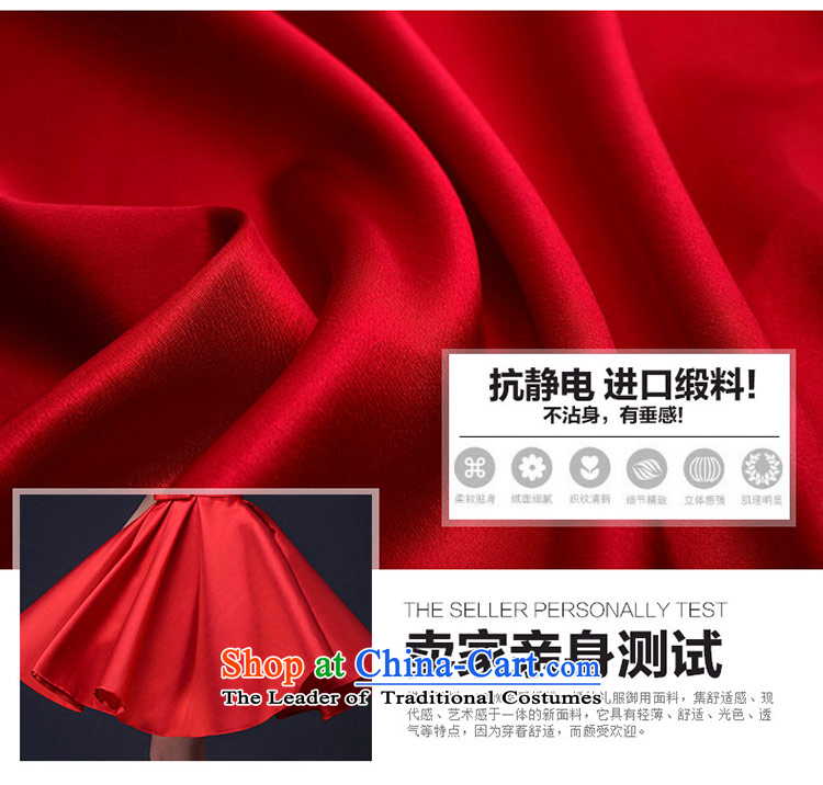 Qing Hua yarn new dresses Romantic Summer 2015 princess lace a shoulder and sexy bare shoulders video thin Foutune of integrated with small red dress marriages bows as the size of the Red service does not accept return pictures, prices, brand platters! The elections are supplied in the national character of distribution, so action, buy now enjoy more preferential! As soon as possible.