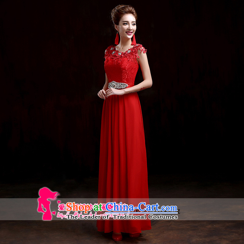Wedding dresses bows services 2015 new marriages long thin chaired the video performance bridesmaid evening banquet red made no refund is not replaced, Su-lan , , , shopping on the Internet