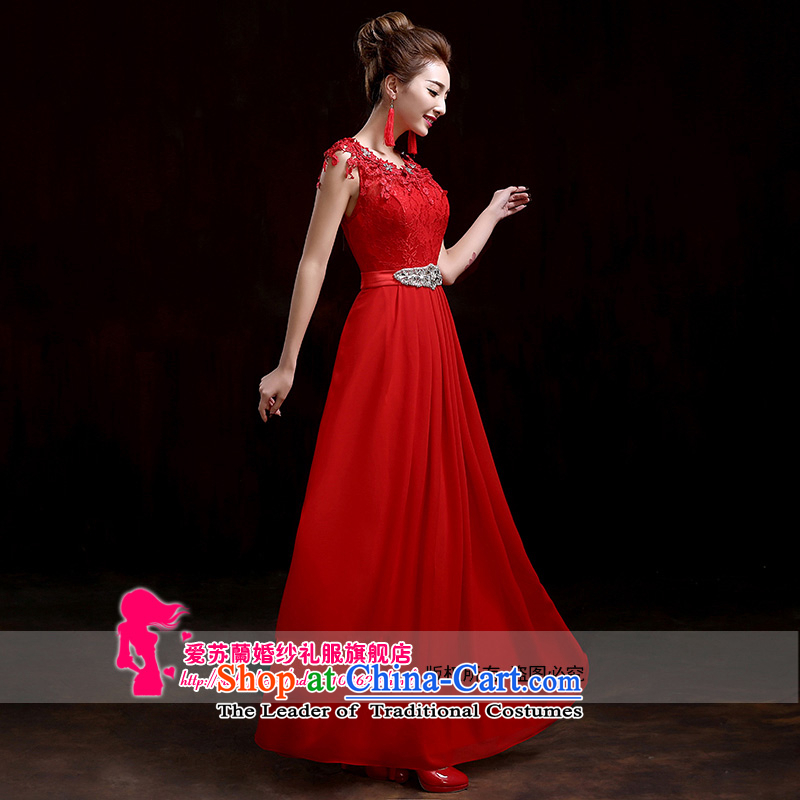 Wedding dresses bows services 2015 new marriages long thin chaired the video performance bridesmaid evening banquet red made no refund is not replaced, Su-lan , , , shopping on the Internet