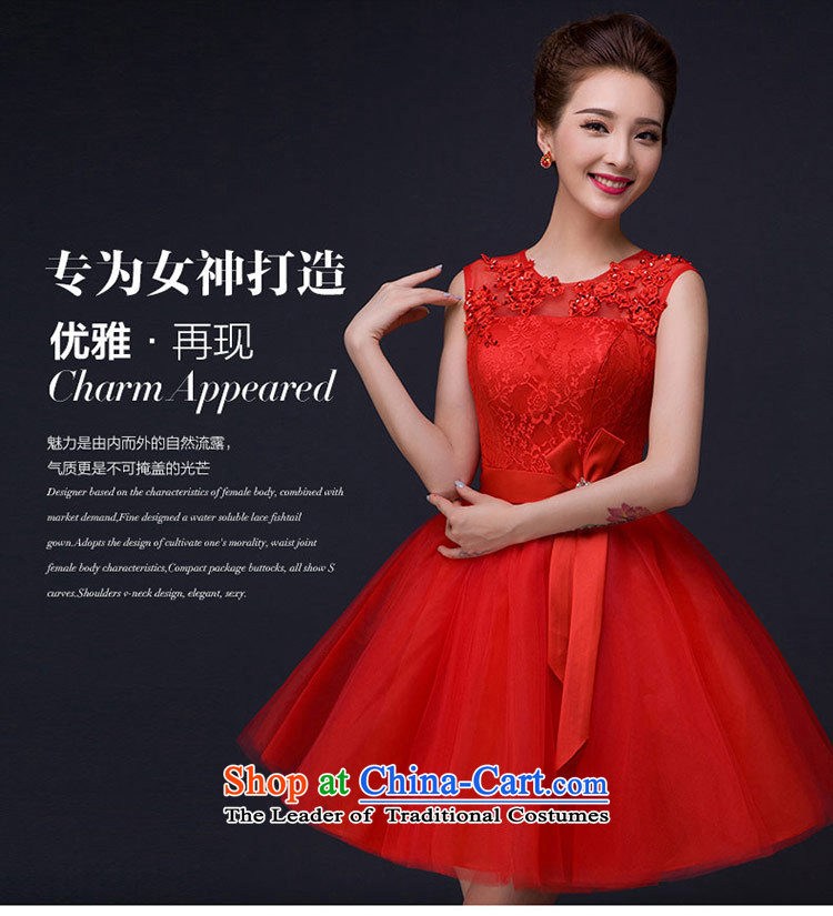 Qing Hua yarn wedding dresses 2015 new Korean word sweet shoulder diamond bow tie a small red dress red XL Photo, prices, brand platters! The elections are supplied in the national character of distribution, so action, buy now enjoy more preferential! As soon as possible.