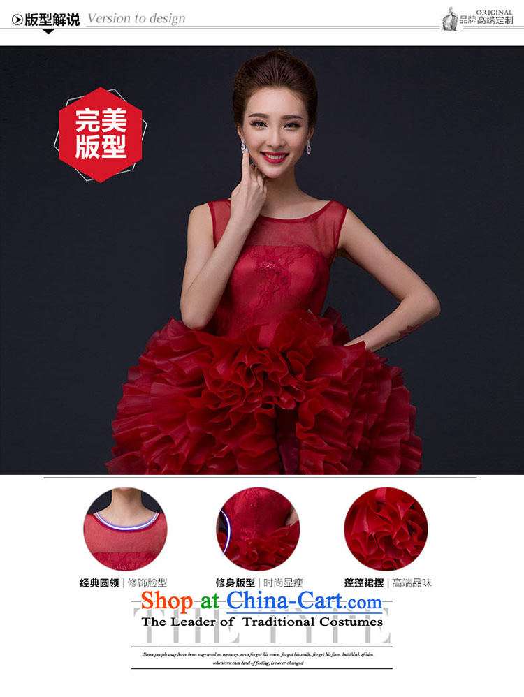 Qing Hua yarn wedding dresses 2015 new word of autumn and winter shoulder wine red marriage bride bon bon skirt small dress wine red s picture, prices, brand platters! The elections are supplied in the national character of distribution, so action, buy now enjoy more preferential! As soon as possible.