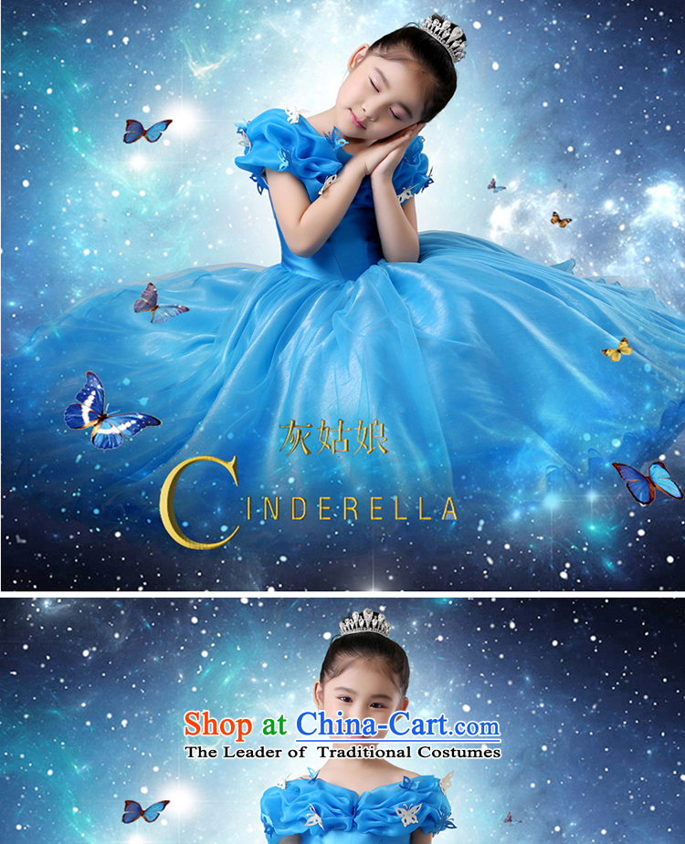 The first white into about girls dress Cinderella with Princess skirt flower girl children go graduated birthday dress show host costumes Blue 150cm photo, prices, brand platters! The elections are supplied in the national character of distribution, so action, buy now enjoy more preferential! As soon as possible.