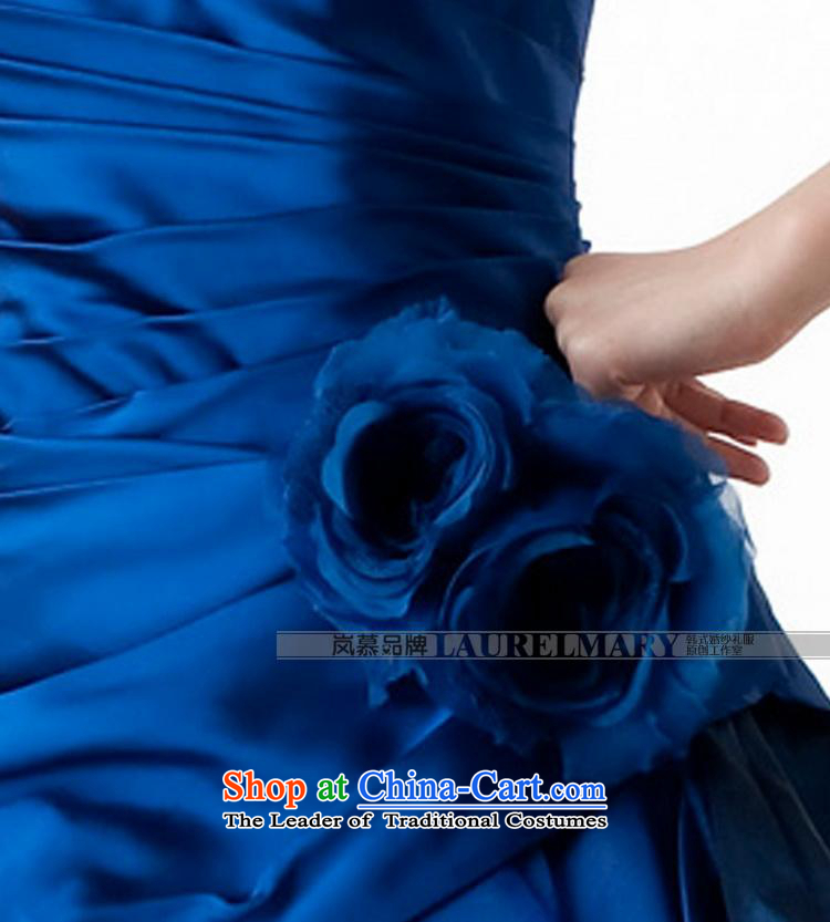 The sponsors of the original design of 2015 Po-blue dress bon bon skirt long tail bridal dresses will figure blue custom size pictures, prices, brand platters! The elections are supplied in the national character of distribution, so action, buy now enjoy more preferential! As soon as possible.