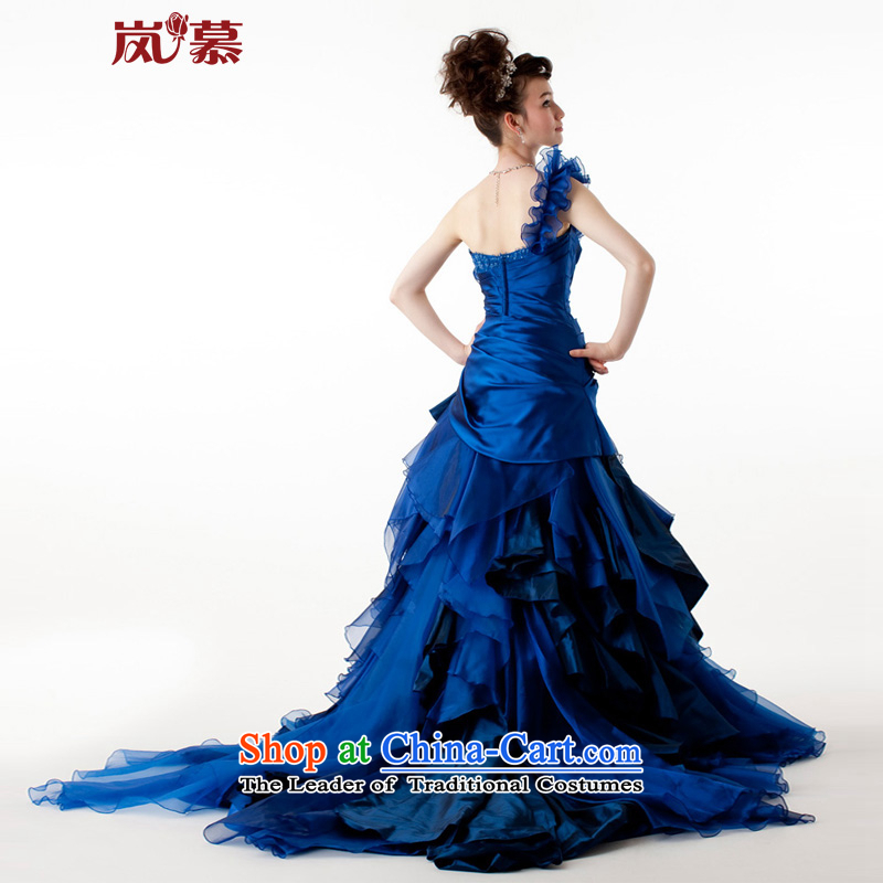 The sponsors of the original design of 2015 Po-blue dress bon bon skirt long tail bridal dresses will figure blue, included the Custom size , , , shopping on the Internet