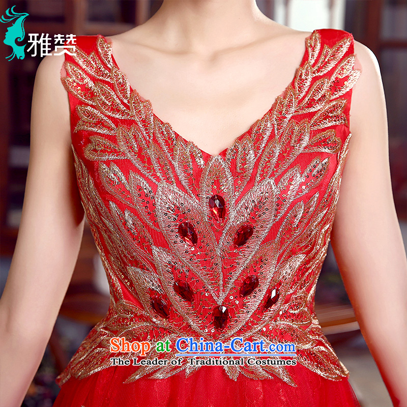 Jacob Chan bride bows services bon bon skirt small dress the summer and autumn of 2015 the new photo building theme clothing wedding binding with a bright chip stage shows RED M, Jacob Chan Kit (YAZAN) , , , shopping on the Internet