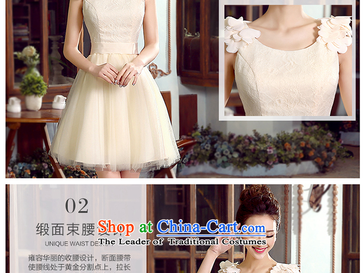 Jacob Chan bride bows service, shoulders bon bon skirt the summer and autumn of 2015 the new wedding dress bridesmaid services sister skirt champagne color M picture, prices, brand platters! The elections are supplied in the national character of distribution, so action, buy now enjoy more preferential! As soon as possible.