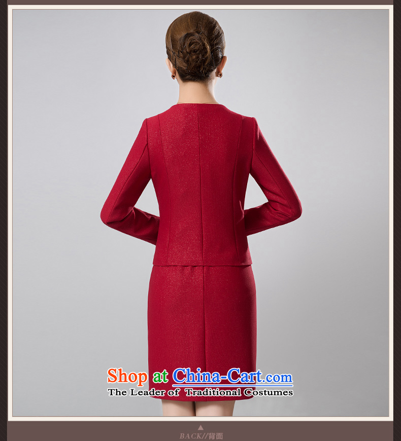 Xin Xi Zhi  & wedding package install MOM two kits spring 2015 middle-aged jacket wedding dresses #6387 Women's Maroon XL Photo, prices, brand platters! The elections are supplied in the national character of distribution, so action, buy now enjoy more preferential! As soon as possible.