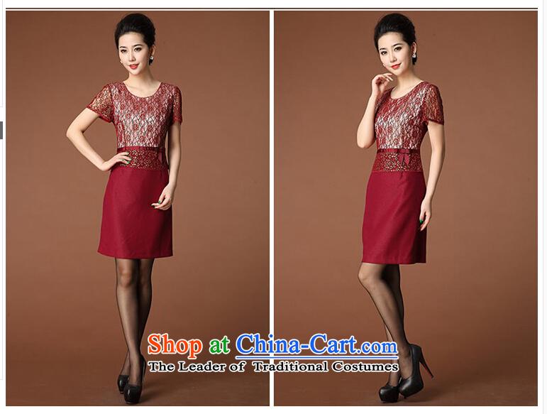 The litany of desingnhotels  wedding ceremony older large &2015 Code women's mother loaded short-sleeved dresses #6399 red L picture, prices, brand platters! The elections are supplied in the national character of distribution, so action, buy now enjoy more preferential! As soon as possible.