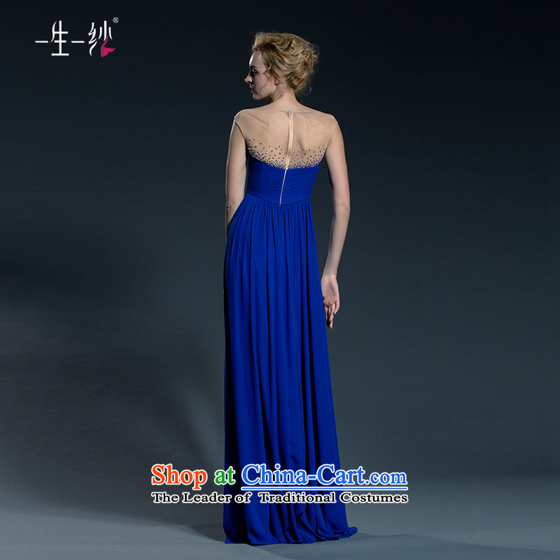 One of the persons chairing the blue dress female banquet evening dresses long 2015 new bows services fall larger 402401386  30 day blue 165/90A pre-sale, a Lifetime yarn , , , shopping on the Internet
