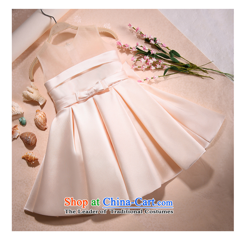 The first white into about 2015 new summer children girls birthday dress marriage Flower Girls performed under the auspices of Princess skirt parent-child small dark red dress 100cm, white first into about shopping on the Internet has been pressed.